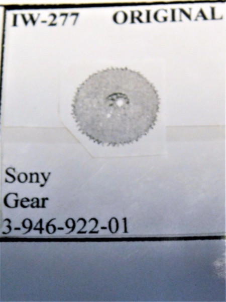 SONY / 3-946-922-01 / GEAR / IW277 / 1 PIECE (qzty)
