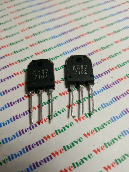 2SK847 / TRANSISTOR / 2 PIECES (qzty)