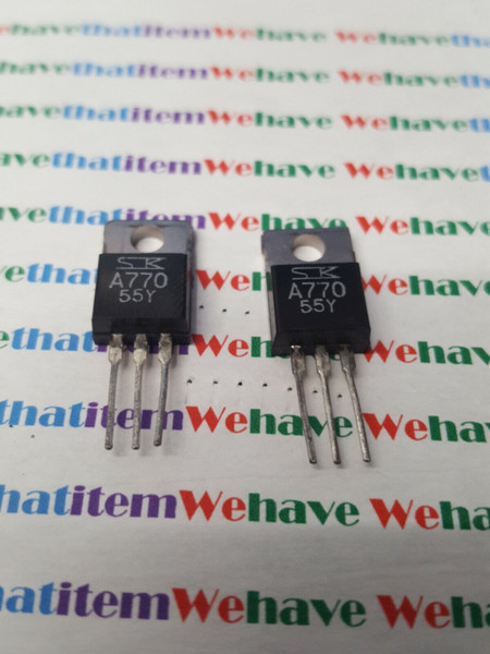 2SA770 / TRANSISTOR / TO220 / 2 PIECES (QZTY)
