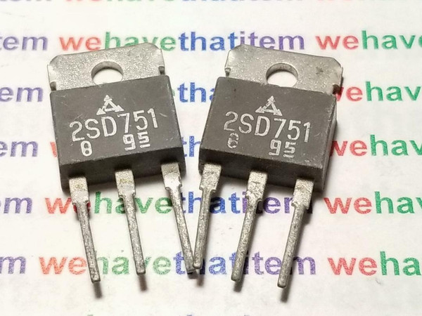 2SD751  / TRANSISTOR / TO3 / 2 PIECES  (qzty)