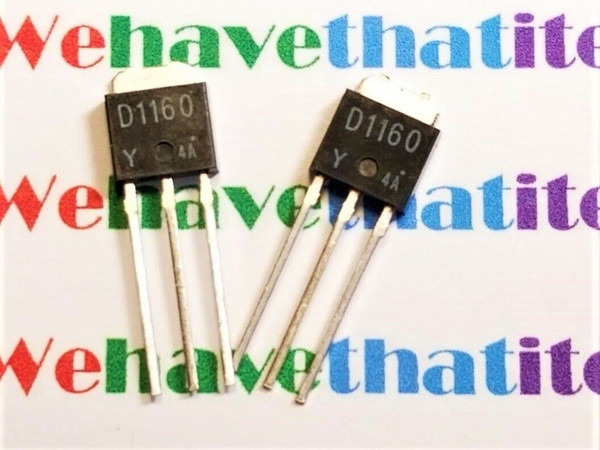 2SD1160Y / D1160Y / TRANSISTOR / TO218 / 2 PIECES  (qzty)