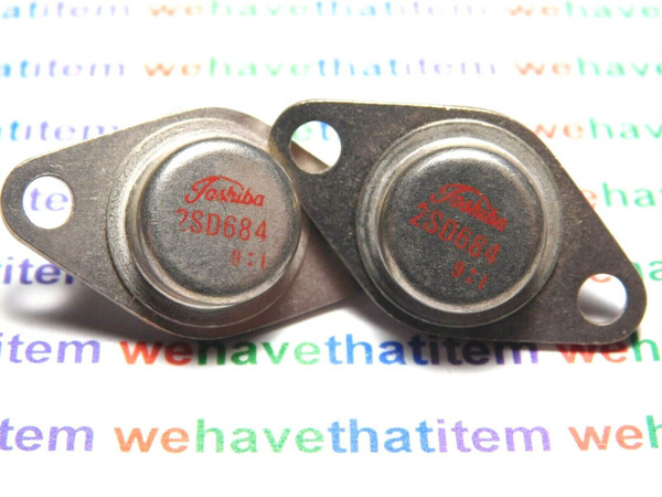 2SD684 / TRANSISTOR / TO66 / 2 PIECES /  (qzty)