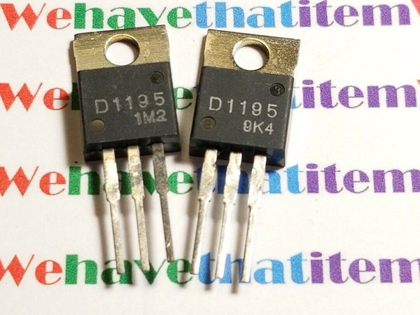2SD1195 / D1195 / TRANSISTOR / TO220 / 2 PIECES  (qzty)