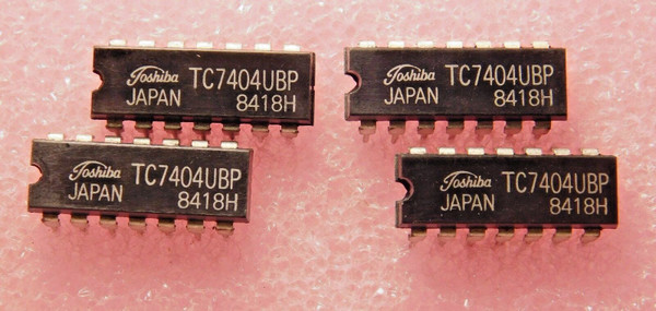 TC7404UBP / IC / DIP / 4 PIECES (qzty)