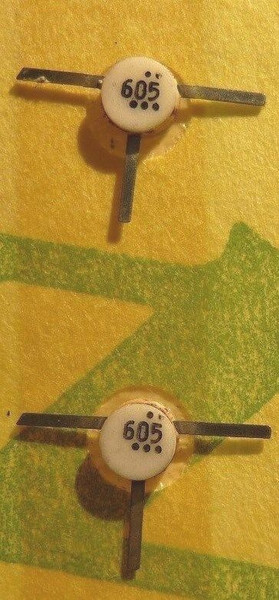 2SC605 / TRANSISTOR / COMPARABLE TO NTE313 / 2 PIECES  (qzty)