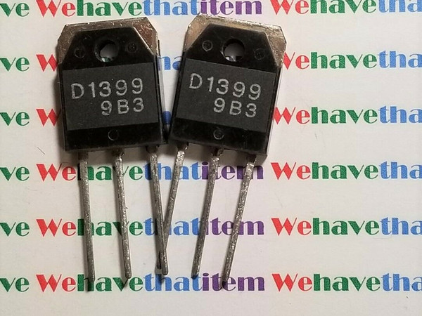 2SD1399 / D1399 / TRANSISTOR / TO3P / 2 PIECES (qzty)