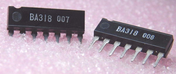 BA318 / COMPARABLE TO ECG1241, NTE1241 / IC / SIP / 2 PIECES (qzty)