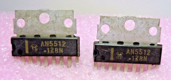 AN5512 / COMPARABLE TO ECG1674 , NTE1674  / SIP / IC / 2 PIECES /  (qzty)
