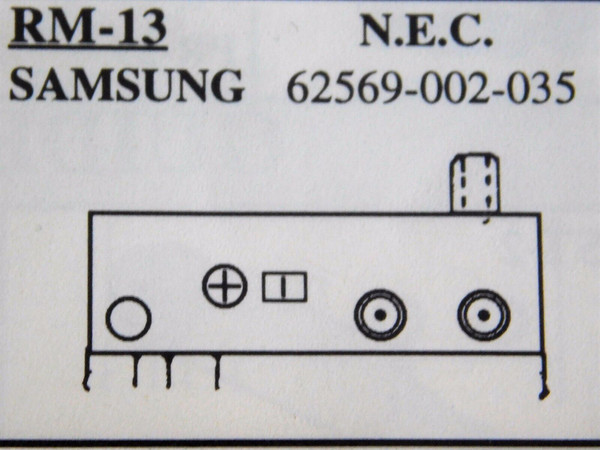 62569-002-035 / for SAMSUNG, NEC / VCR RF MODULATOR / RM-13 /1 PIECE (qzty)