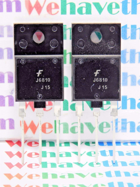 FJL6810 / J6810 / TRANSISTOR / TO3P / 2 PIECES (QZTY)