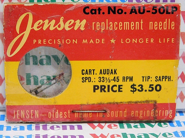 JENSEN / AUD-50LP / REPLACES AUDAK CART / 1 PIECE (qzty)