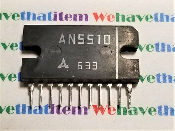 AN5510 / CROSSES TO ECG1406, NTE1406 / SIP / IC / 1 PIECE /  (qzty)