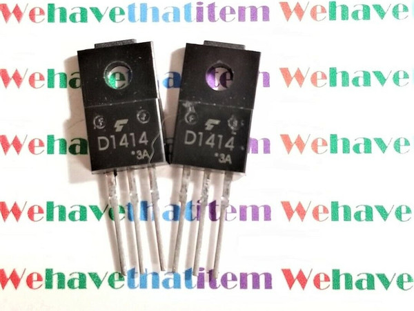 2SD1414 / D1414 / TRANSISTOR / TO220 / 2 PIECES (qzty)