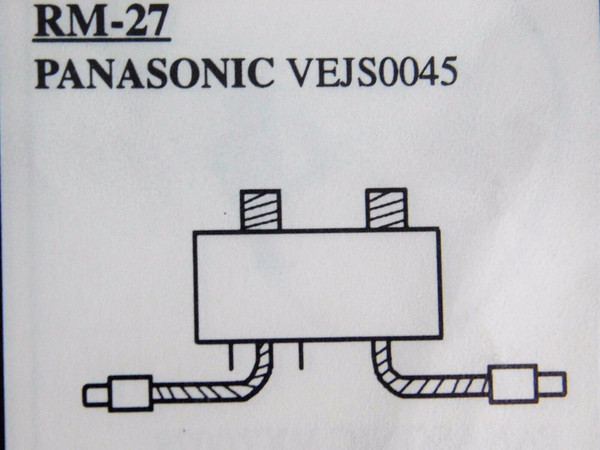 VEJS0045 / for PANASONIC / VCR RF MODULATOR / RM-27 /1 PIECE (qzty)