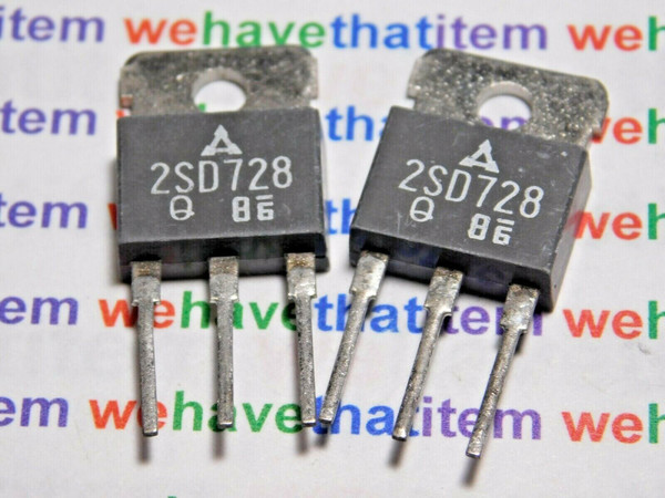 2SD728 / TRANSISTOR / TO3P / SHORT LEADS / 2 PIECES (qzty)