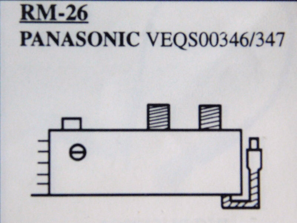 VEQS00346 / VEQS00347 / for PANASONIC / VCR RF MODULATOR / RM-26 /1 PIECE (qzty)