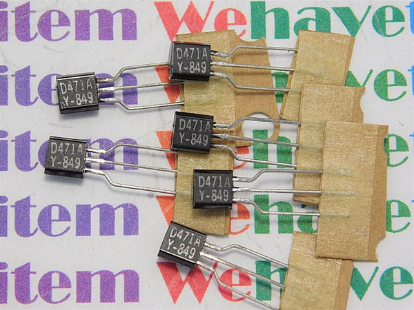 2SD471A / D471A / TRANSISTOR / TO92 / 6 PIECES /  (qzty)