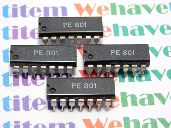PE801 / CROSSES TO ECG801, NTE801, SPD801 / IC / DIP / 4 PIECES  (qzty)
