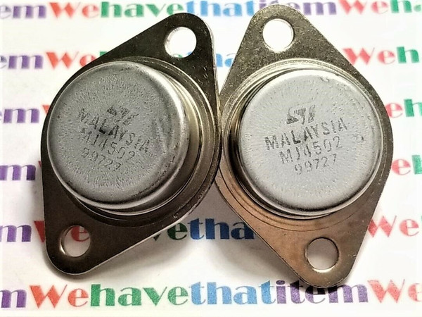 MJ4502 / TRANSISTOR / TO3 / ST MICRO / 2 PIECES (qzty)