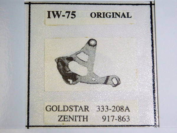  IDLER / IW75 / GOLDSTAR 333-208A , ZENITH 917-863/ 1 PIECE / qzty