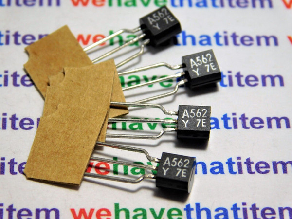 2SA562Y / A562Y / TRANSISTOR / TO92 FORMED LEADS / 4 PIECES (qzty)