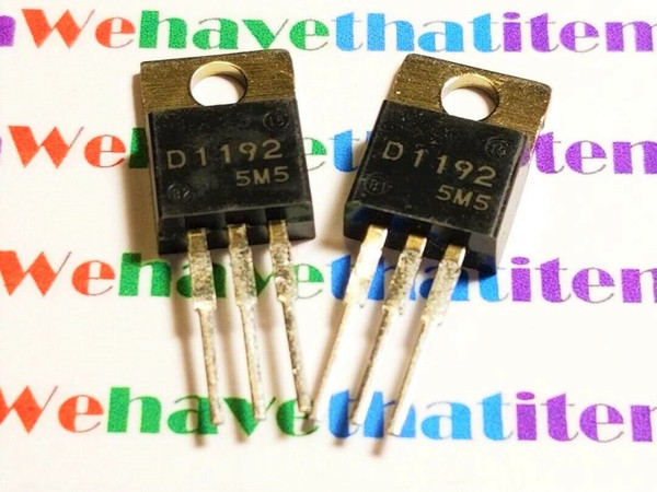 2SD1192 / D1192 / TRANSISTOR / TO220 / 2 PIECES  (qzty)