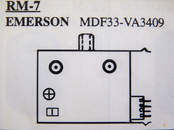 MDF33-VA3409 / for EMERSON / VCR RF MODULATOR / RM-7 / 1 PIECE (qzty)