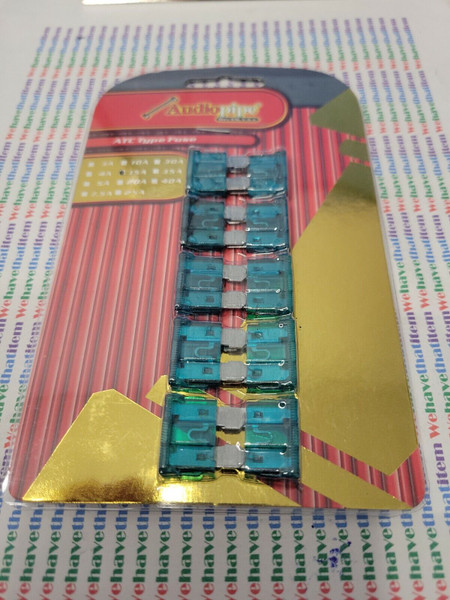 AUDIOPIPE /  ATC15A / ATC Fuse 15 Amp / 10 Pack Blister / (qzty)