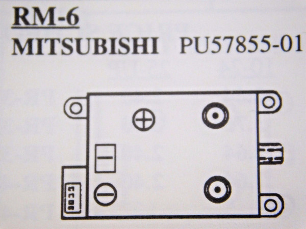 PU57855-01 / for MITSUBISHI / VCR RF MODULATOR / RM-6 / 1 PIECE (qzty)
