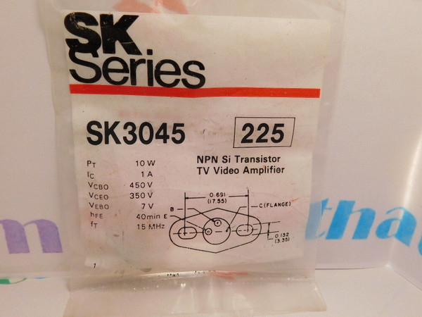 SK3045 / COMPARABLE TO ECG225, NTE225 /  TRANSISTOR / 1 PIECE (qzty)