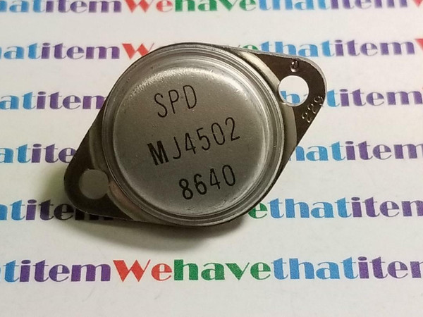MJ4502 / TRANSISTOR / TO3 / SPD / 1 PIECE (qzty)