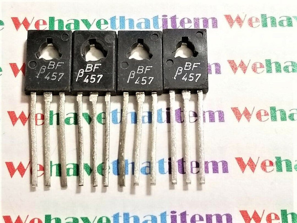 BF457 / TRANSISTOR / TO126 / 4 PIECES (QZTY)
