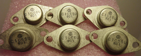 2SC1055U / TRANSISTOR / TO66 / 6 PIECES (QZTY)