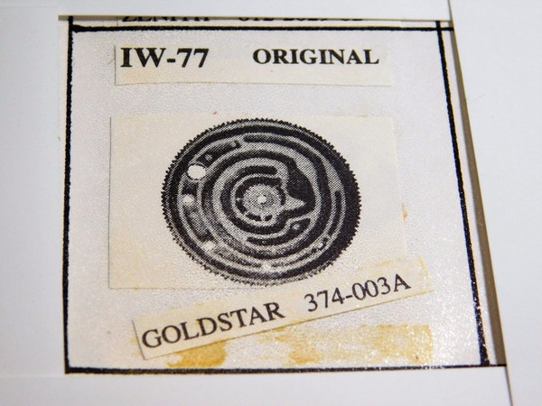  IDLER / IW77 / GOLDSTAR 374-003A / 1 PIECE / qzty