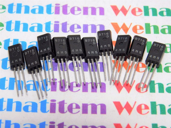 2SB716D / TRANSISTOR / TO92 EXTENDED CASE / 10 PIECES   (qzty)