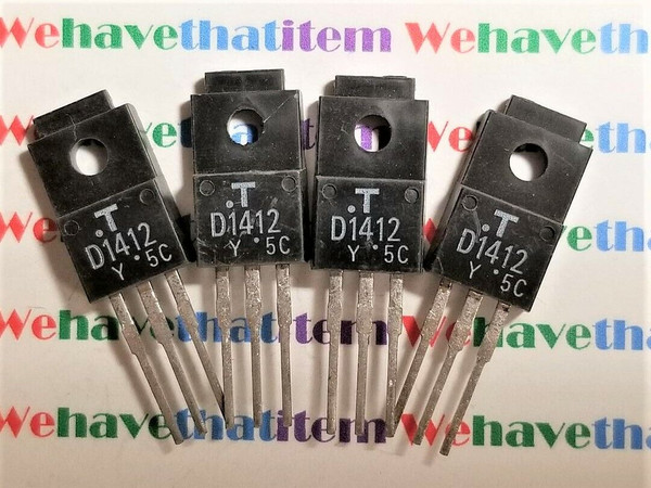 2SD1412 / TRANSISTOR / TO220 / 4 PIECES / (qzty)