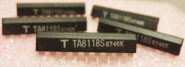 TA8118S / IC / SIP / 4 PIECES  (qzty)