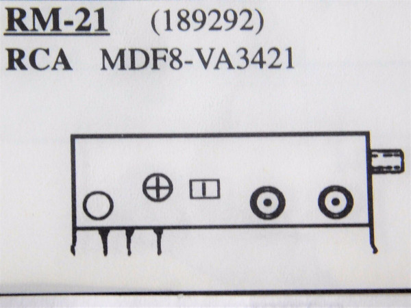 MDF8-VA3421 / for RCA / VCR RF MODULATOR / RM-21 /1 PIECE(qzty)
