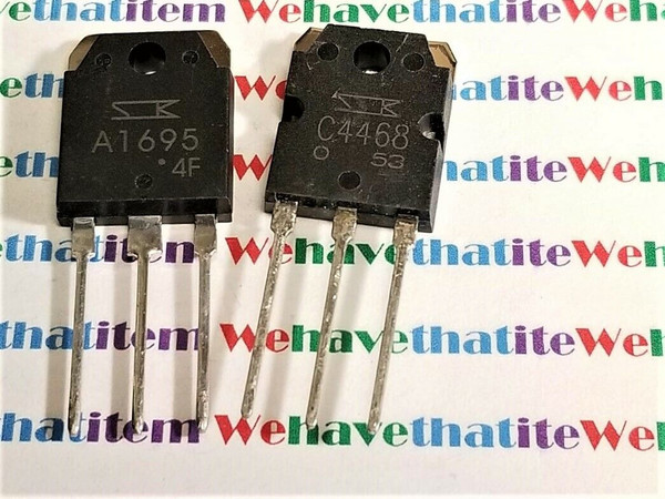 2SA1695 & 2SC4468 / TRANSISTOR / 1 PAIR = 1 PIECE EACH /  (qzty)