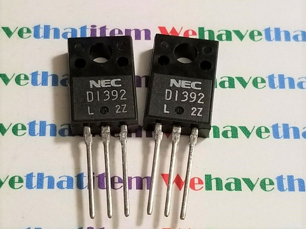 2SD1392 / D1392 / TRANSISTOR / TO220 / 2 PIECES (qzty)