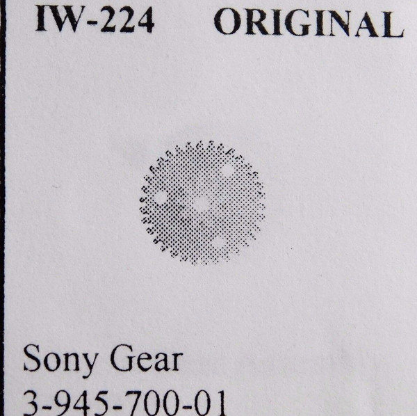 SONY / 3-945-700-01 / GEAR / IW224 / 2 PIECES (qzty)