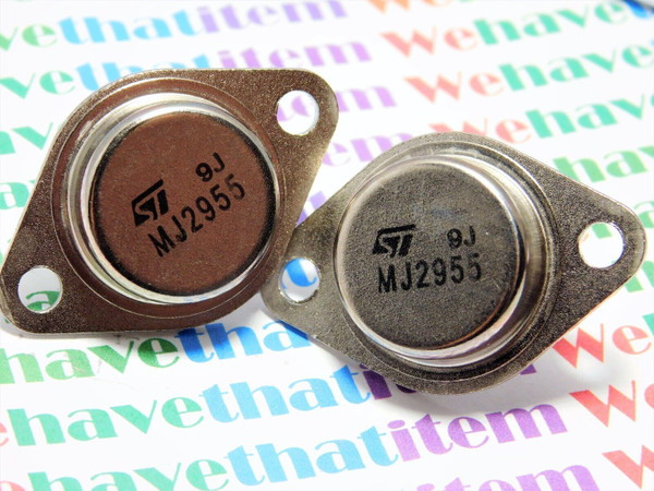 MJ2955 / TRANSISTOR / TO3 / CROSSES TO ECG219, NTE219 / 2 PIECES (qzty)