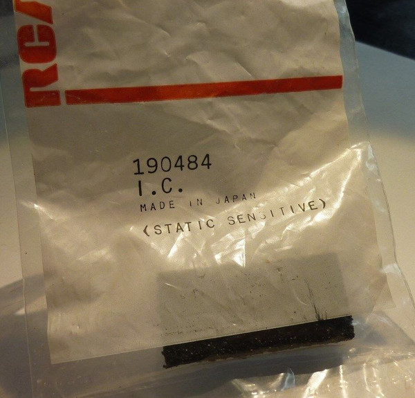 RCA 190484 / INCLUDES DIP MARKED 51102-01A (qzty)