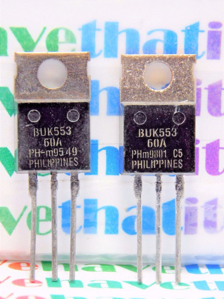 BUK553-60 / FET / TO220 / 2 PIECES (qzty)