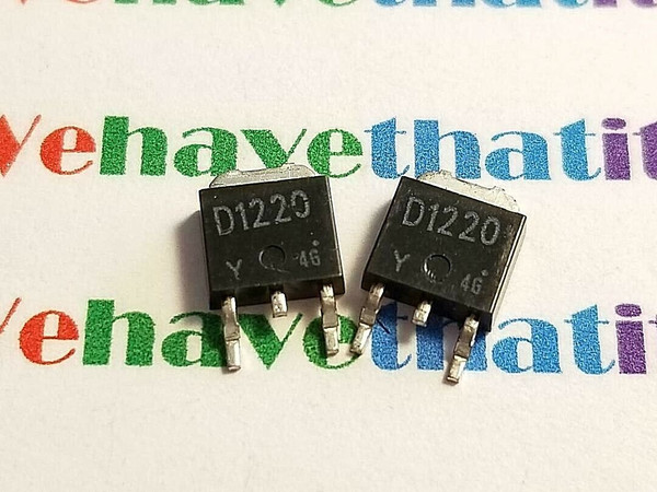 2SD1220 / D1220 / TRANSISTOR / SURFACE MOUNT / 2 PIECES  (qzty)