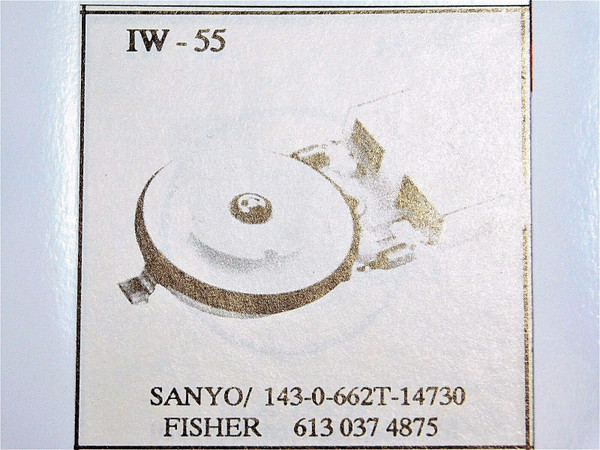  IDLER / IW55 / SANYO/FISHER 143-0-662-14730, 613 037 4875 / 1 PIECE / qzty