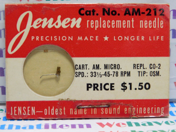 JENSEN / AM-212 / REPLACES AMERICAN MICRO CO-2 / 1 PIECE (qzty)