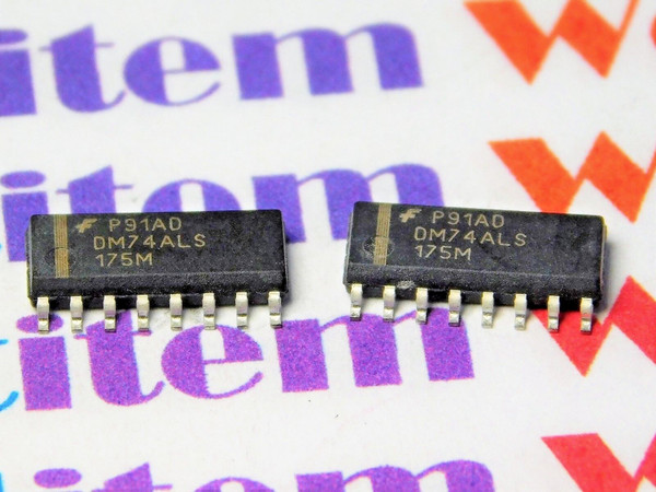 DM74ALS175M / DM74ALS / IC / SURFACE MOUNT / 2 PIECES (QZTY)