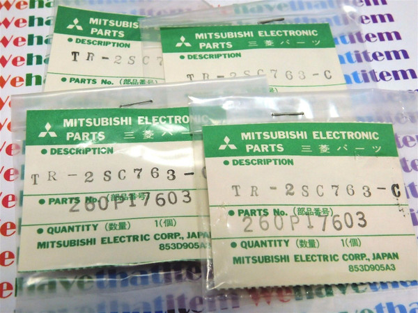 2SC763 / C763 / MITSUBISHI PART 260P17603 / TRANSISTOR / TO92 / 4 PIECES (qzty)