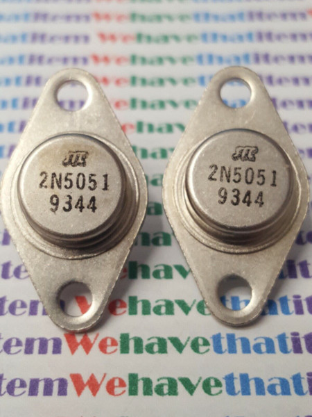 2N5051 / TRANSISTOR / 2 PIECES / (qzty)